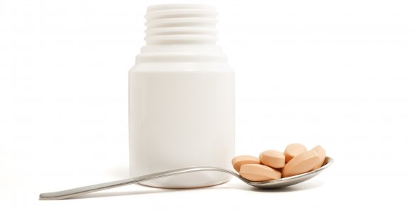 Medizin auf Teelöffel